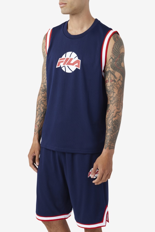 Ovi Basketball Jersey Fila Navy/Red/White