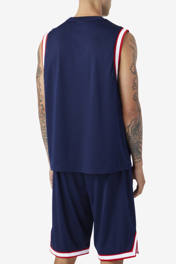 Ovi Basketball Jersey Fila Navy/Red/White