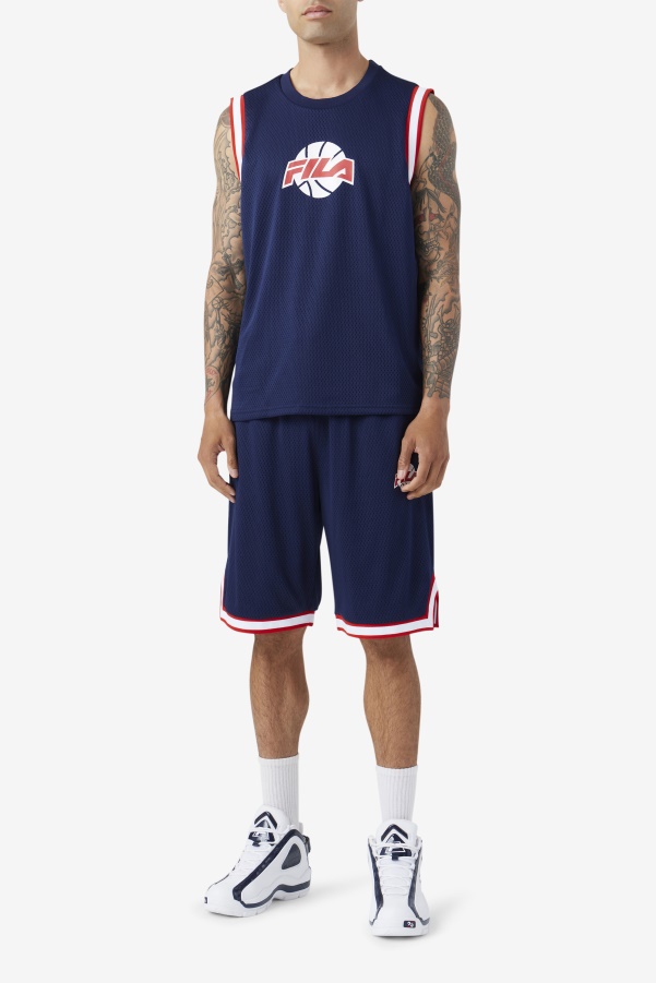 Ovi Basketball Jersey Fila Navy/Red/White