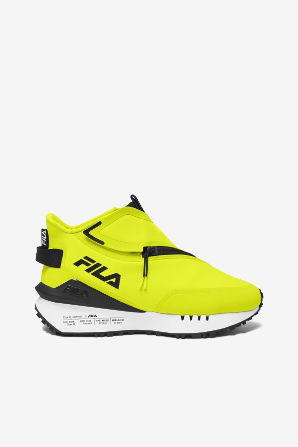 Women's Space Runner Fila Yellow/Black/White