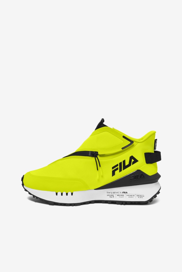 Women's Space Runner Fila Yellow/Black/White