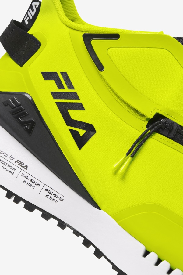 Women's Space Runner Fila Yellow/Black/White