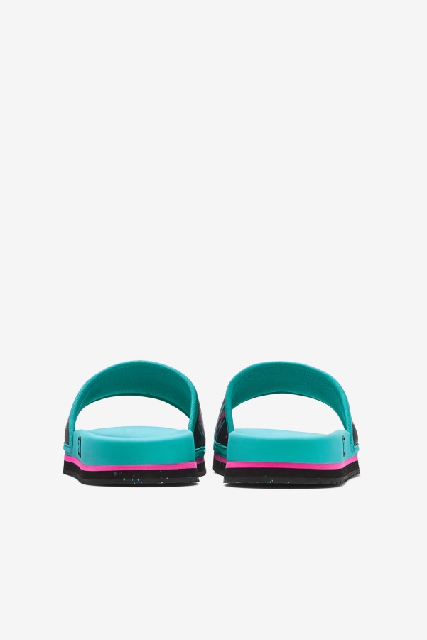 Men's Lunar Slide Fila Black/Pink Glow/Ceramic