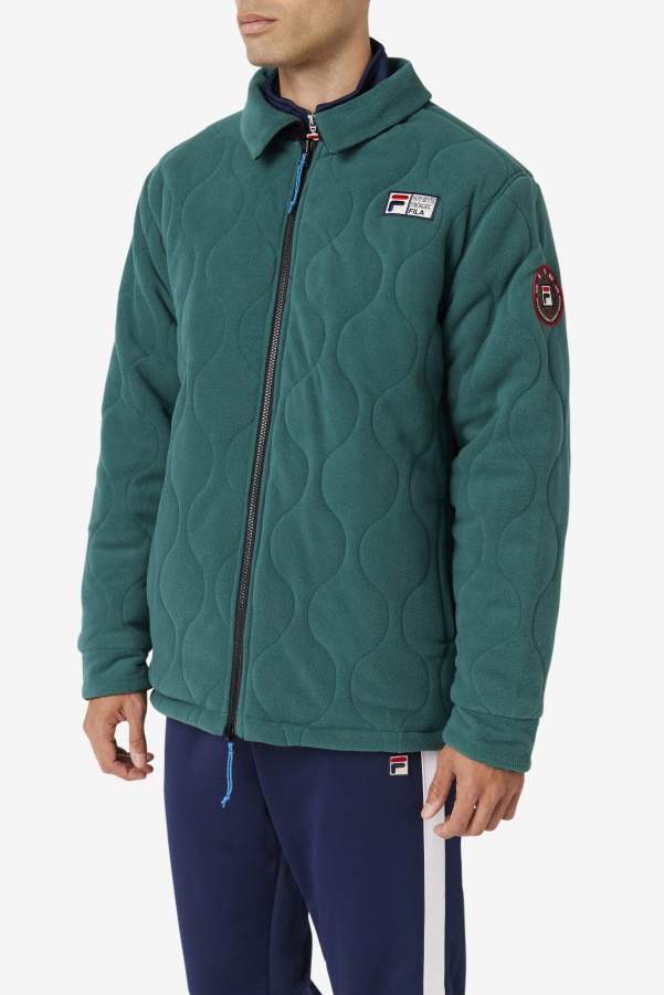 Black/June Bug Crank Reversible Jacket Fila