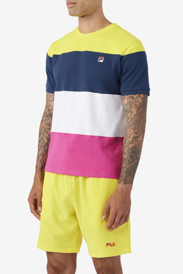 Fila Navy/White/Yellow Serve Crew