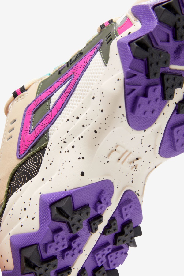 Gardenia/Thyme/Purple Fila Women's Oakmont Tr