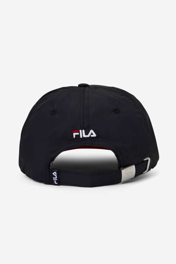Pickleball Hat Black/Red Fila