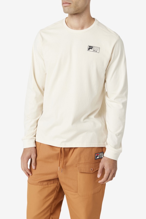 Rappel Long Sleeve Tee Fila White