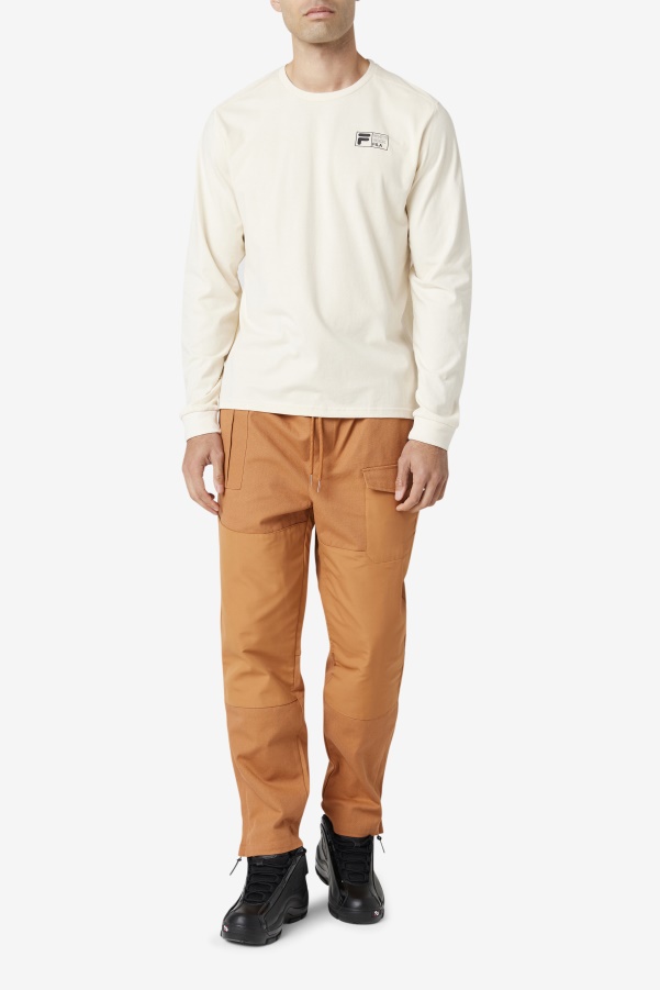 Rappel Long Sleeve Tee Fila White