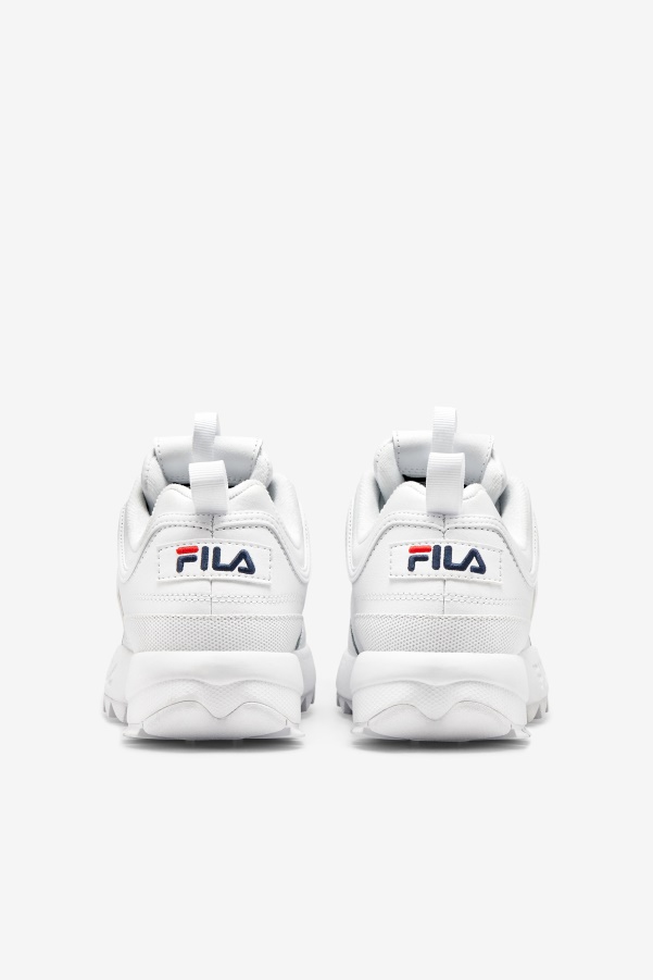 Women's Disruptor 2 Premium Fila White/Navy/Red