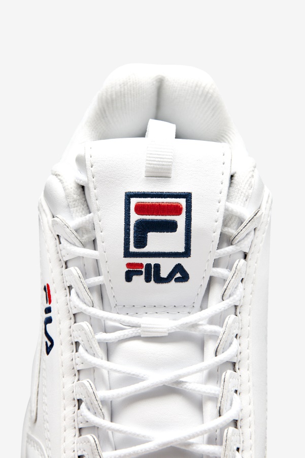 Women's Disruptor 2 Premium Fila White/Navy/Red