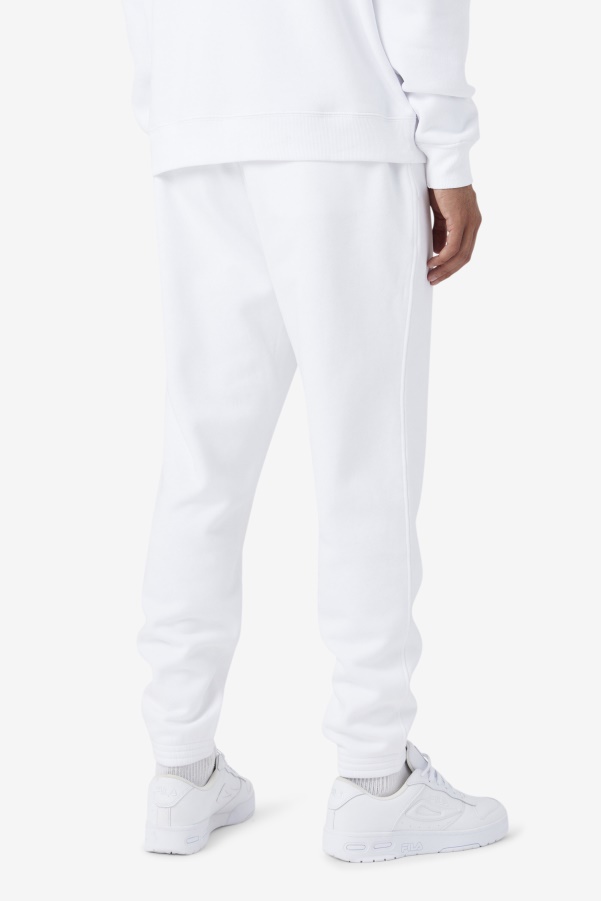 White Fila 2Pac Patch Jogger