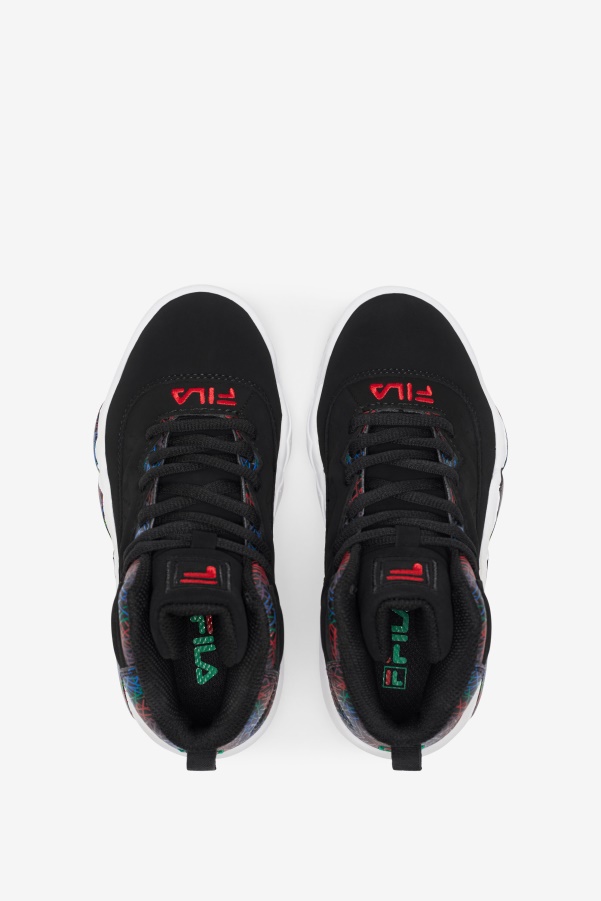 Black/Amazon/Blue Little Kids' MB Laser Fila