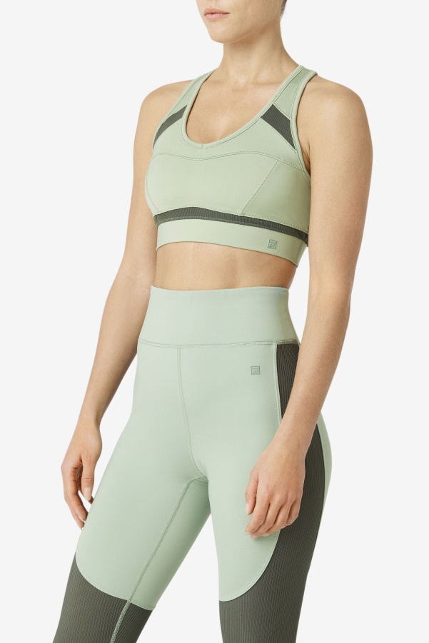Fila Uplift Racerback Sports Bra Basil/Thyme