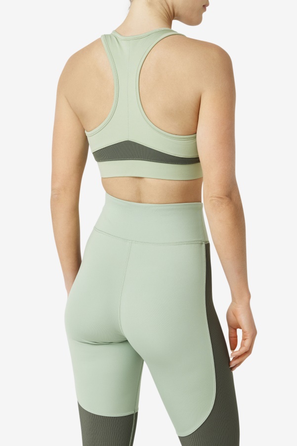 Fila Uplift Racerback Sports Bra Basil/Thyme