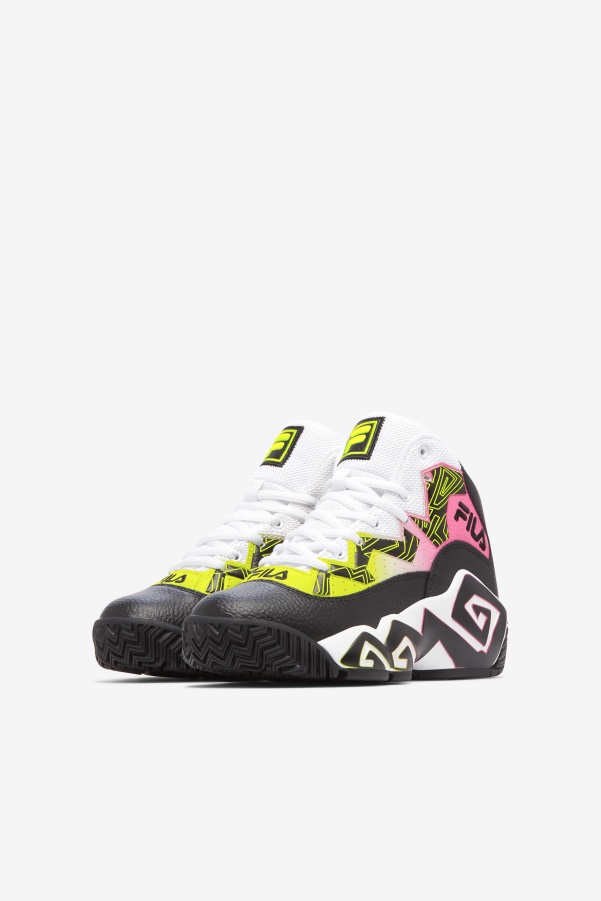 Big Kids' MB Fila Black/Yellow/White