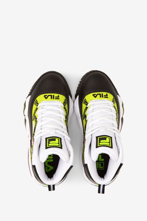 Big Kids' MB Fila Black/Yellow/White