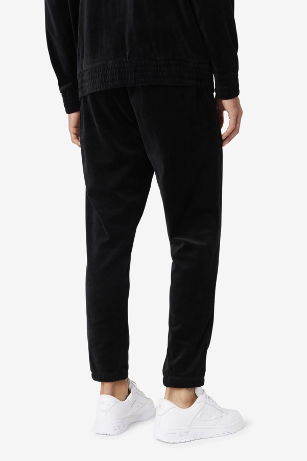 Black/White/Skywalk Mansur Velour Pant Fila