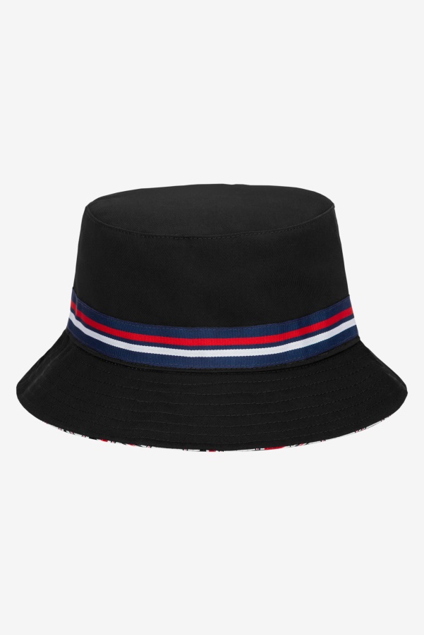 Fila Black reversible bucket hat