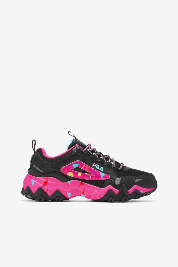 Fila Women's Oakmont TR Black/Pink Glo/Bluefish