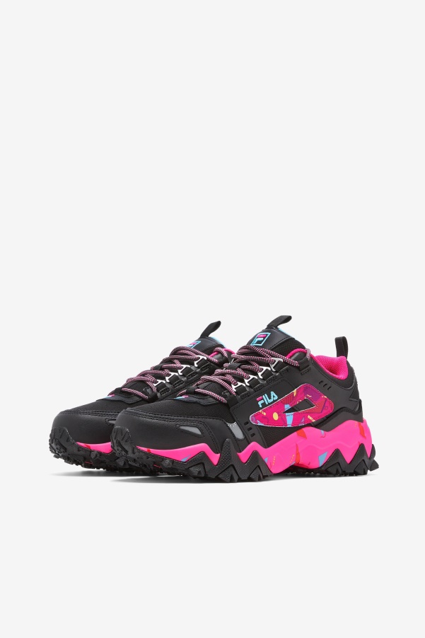 Fila Women's Oakmont TR Black/Pink Glo/Bluefish