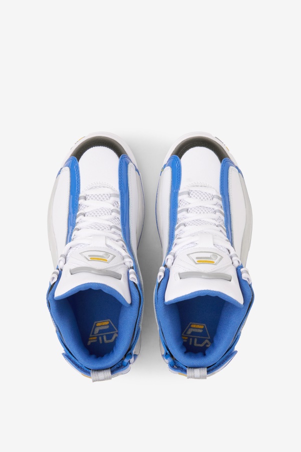 Little Kids' Grant Hill 2 White/Nebula Blue/Lemon Fila