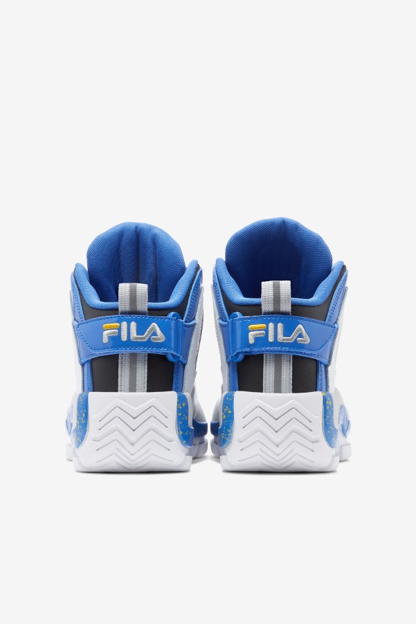 Little Kids' Grant Hill 2 White/Nebula Blue/Lemon Fila