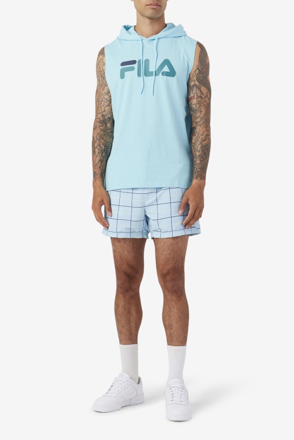 Petit Four/Bayou/Navy Zany Sleeveless Hoodie Fila