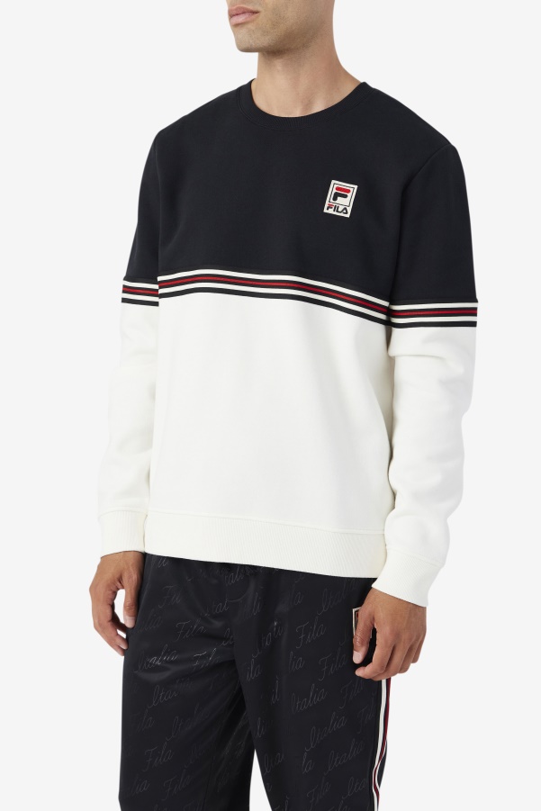 Asha Crew Fila Black/Gardenia/Yellow