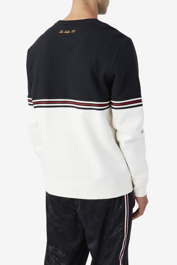 Asha Crew Fila Black/Gardenia/Yellow