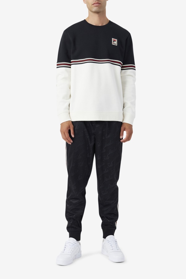 Asha Crew Fila Black/Gardenia/Yellow