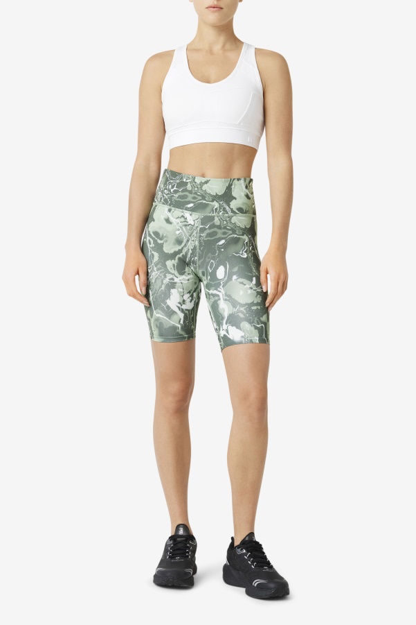 White Uplift Racerback Sports Bra Fila