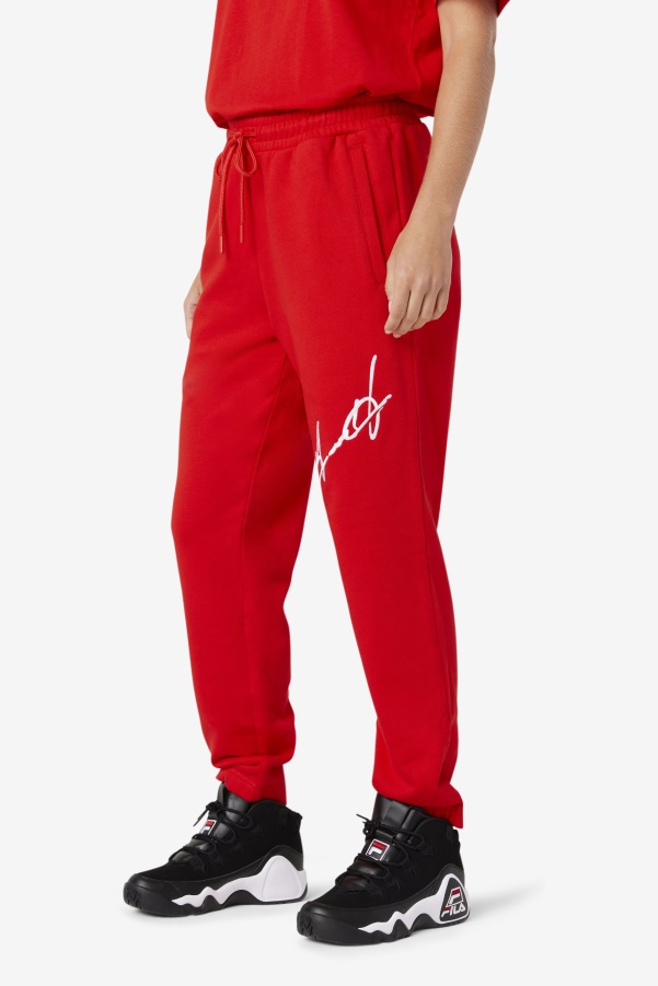 Red Fila Grant Hill Orson Pant