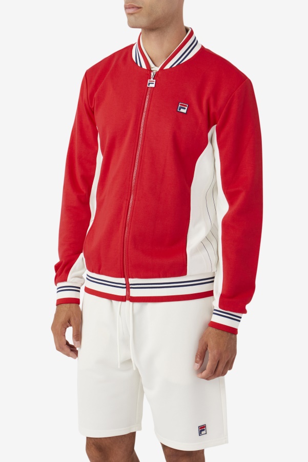 Settanta Jacket Red/Gardenia/Navy Fila