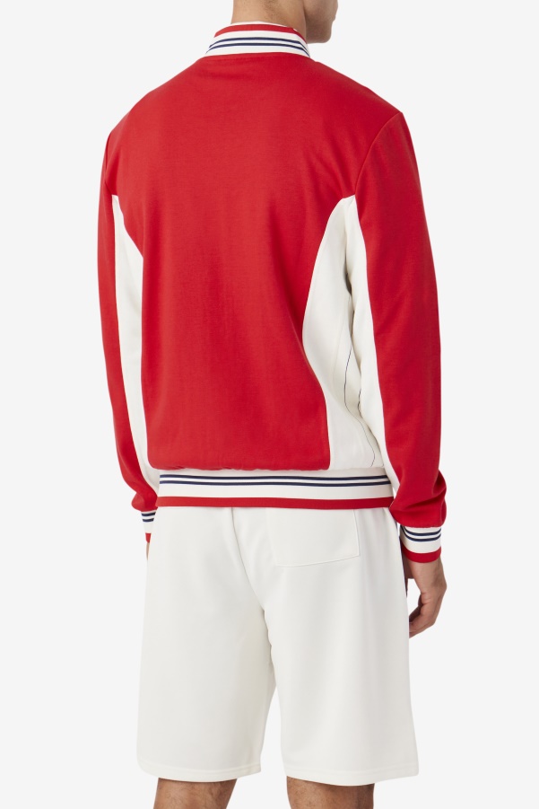 Settanta Jacket Red/Gardenia/Navy Fila