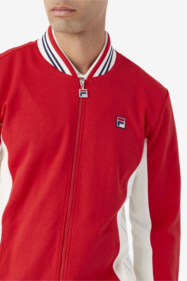 Settanta Jacket Red/Gardenia/Navy Fila