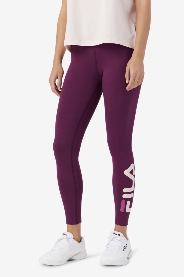 Elora Legging Fila Grape Wine/Potpourri/Rouge