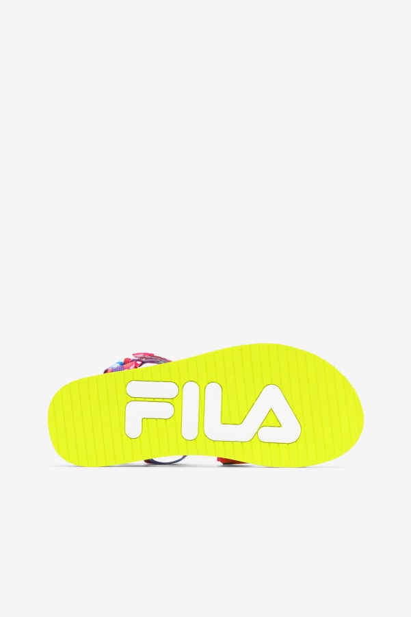 Fila Mutli/White/Pink Glo Women's Drifter Ts Tie Dye