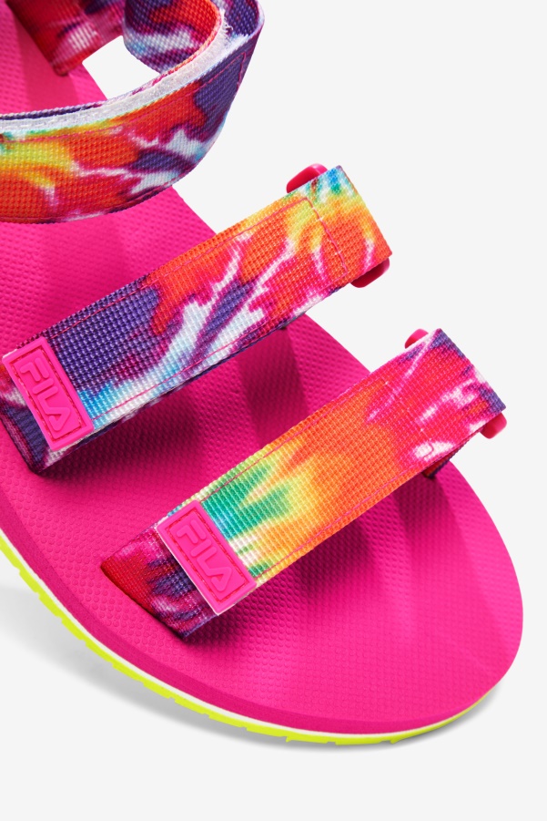 Fila Mutli/White/Pink Glo Women's Drifter Ts Tie Dye