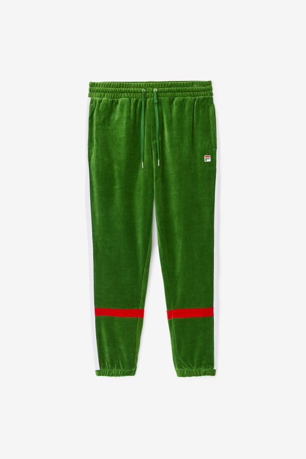 Formal Garden/White/Red Ravid Velour Pant Fila