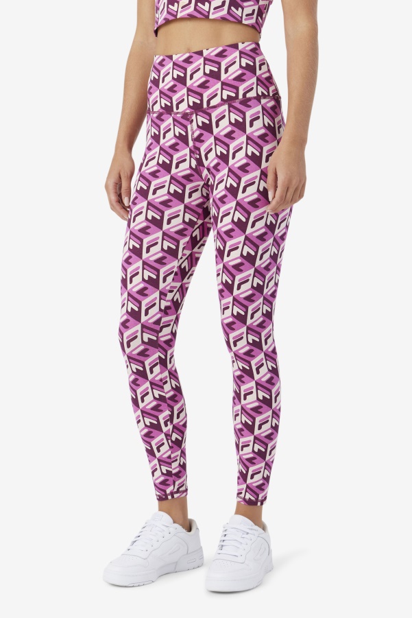 Rouge/Potpourri/Grape Wine Karteras 7/8 Tight Fila