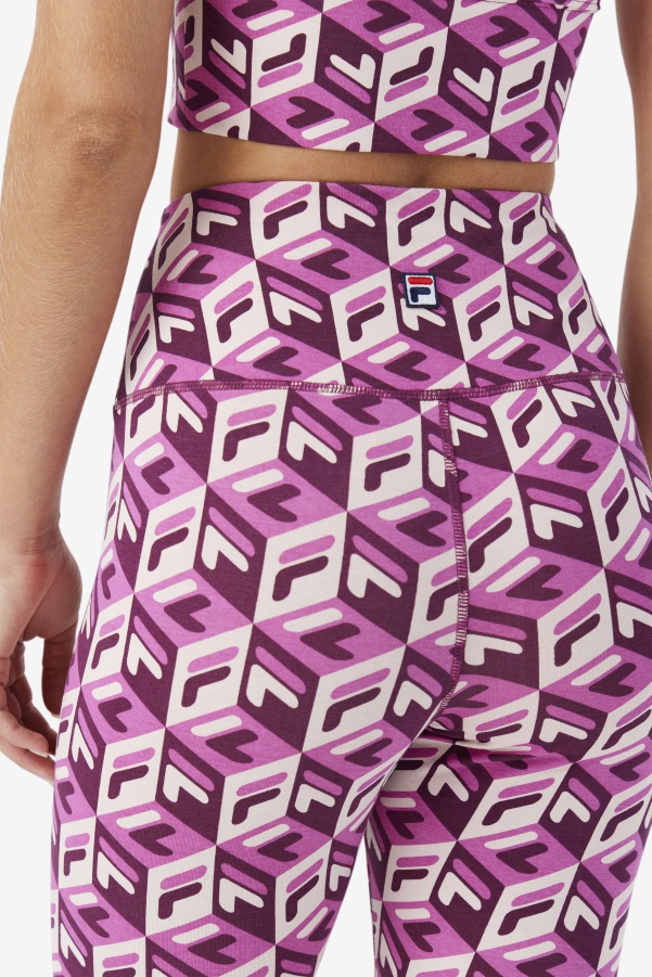 Rouge/Potpourri/Grape Wine Karteras 7/8 Tight Fila