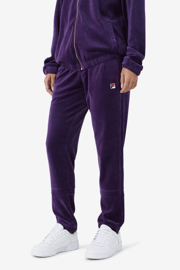 Fila Ravid Velour Pant Blackberry Cordial