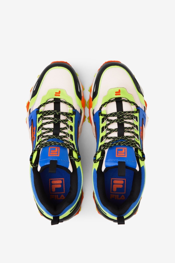 Gardenia/Black/Orange Men's Oakmont Tr Fila