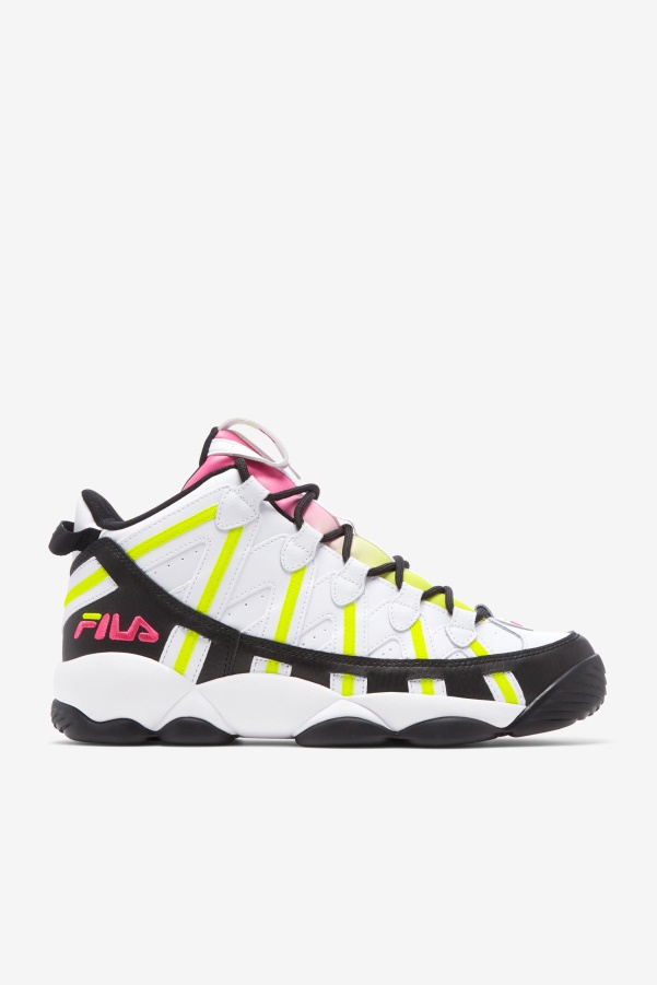 Fila White/Black/Yellow Men's Stackhouse Spaghetti