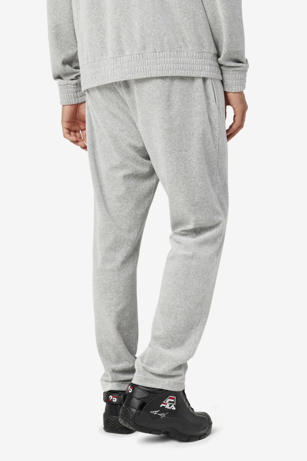 Heather Grey O-Fit Velour Pant Fila