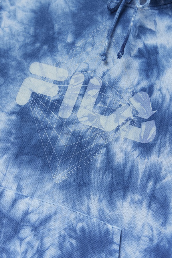 Moshi Hoodie Majolica Blue/Stone Fila