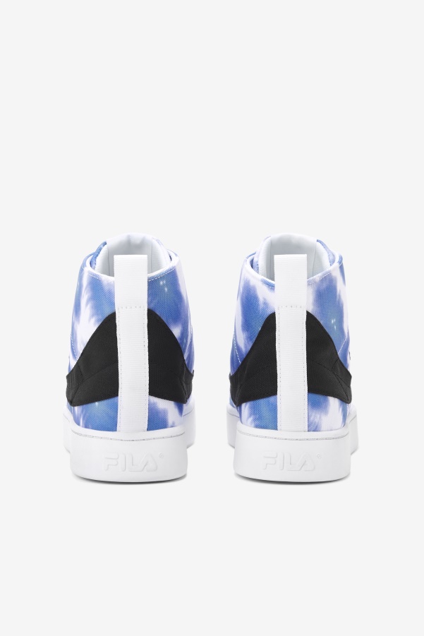 White/Bright Cobalt/Storm Blue Women's Gennaio Tie Dye Fila