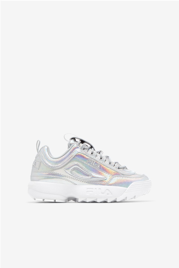 Iridescent Little Kids' Disruptor 2 Premium Iri Fila
