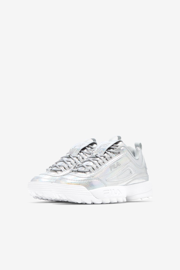 Iridescent Little Kids' Disruptor 2 Premium Iri Fila